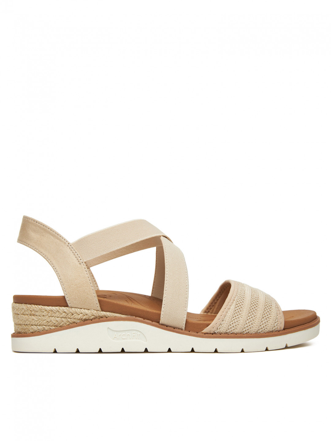 Skechers Sandály BOBS Arch Fit Beach Kiss-Boho Beyond 114013 NAT Béžová